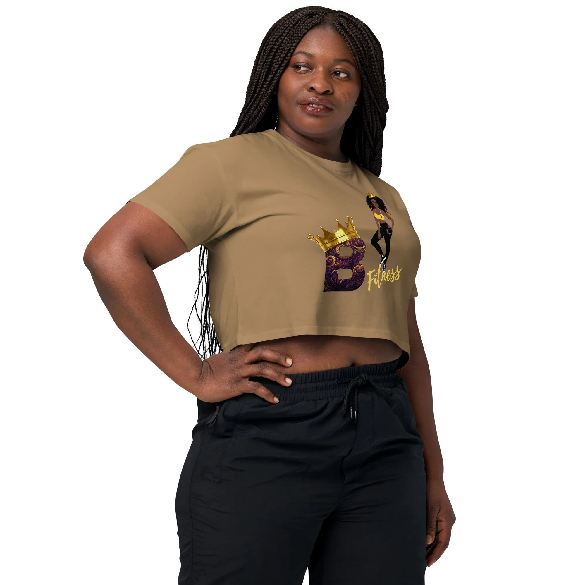 "B Fitness" - Crop Top T-Shirt