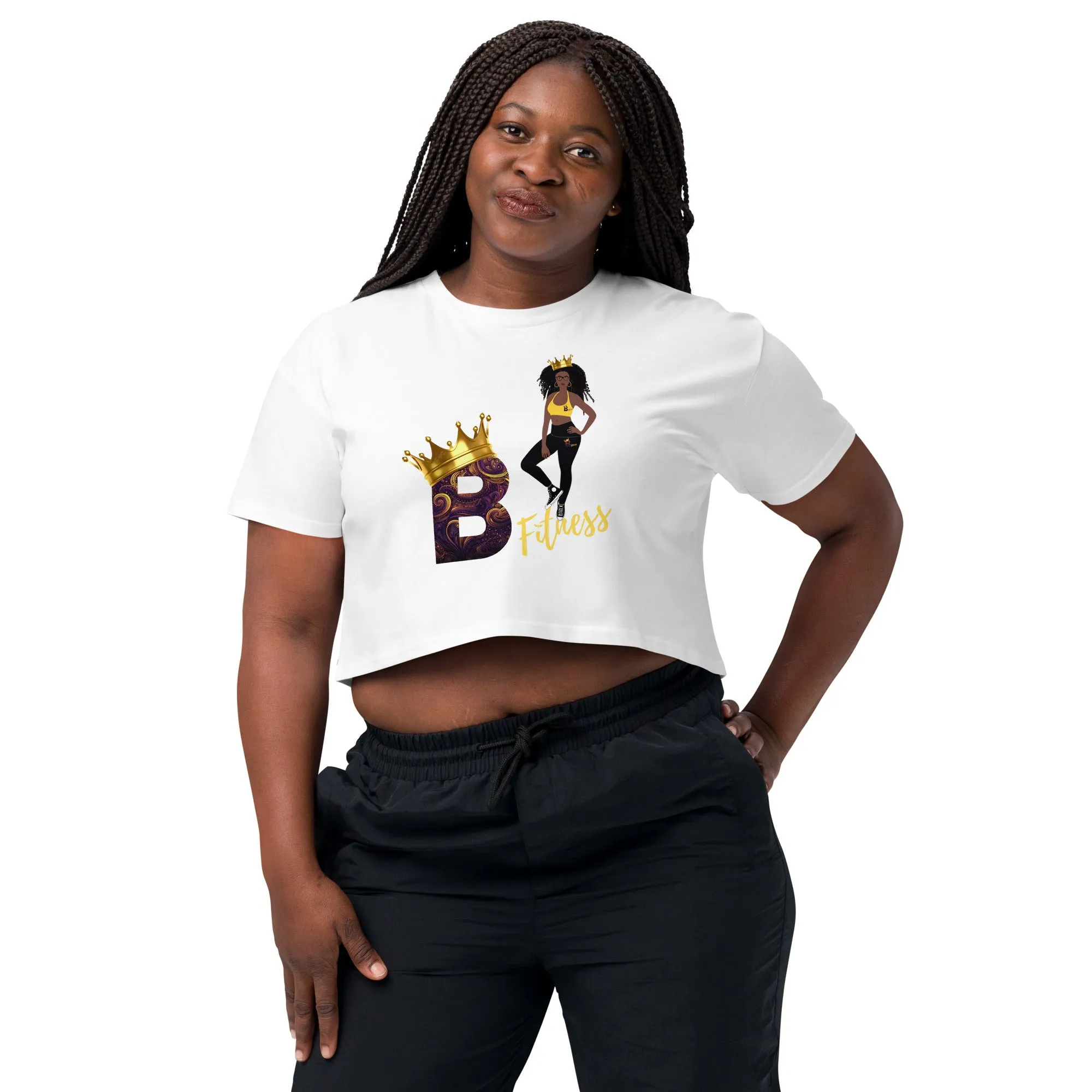 "B Fitness" - Crop Top T-Shirt