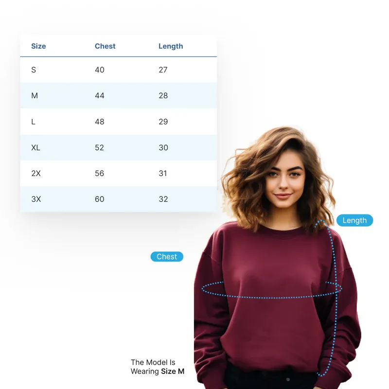"Michigan Vista" Relaxed Fit Classic Crew Unisex Sweatshirt