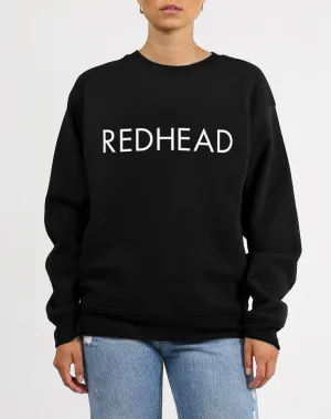 "Readhead" Classic Crew Neck Sweatshirt | Black