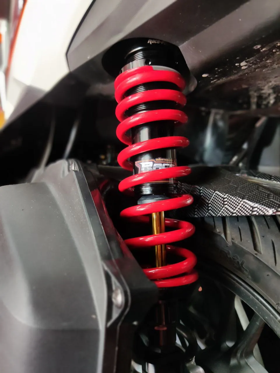 RACE POWER PREMIUM HONDA CLICK (BLACK/RED)