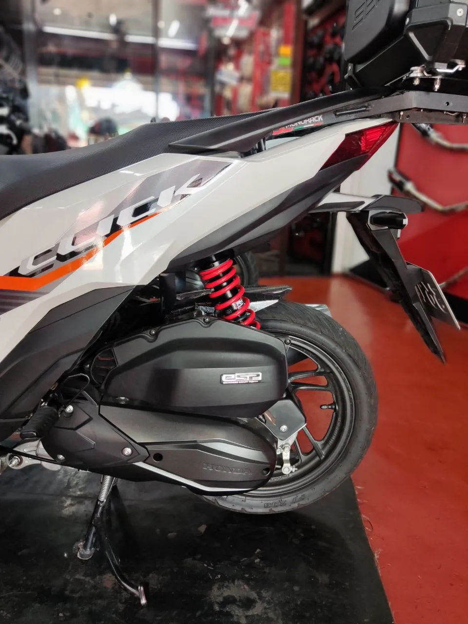 RACE POWER PREMIUM HONDA CLICK (BLACK/RED)