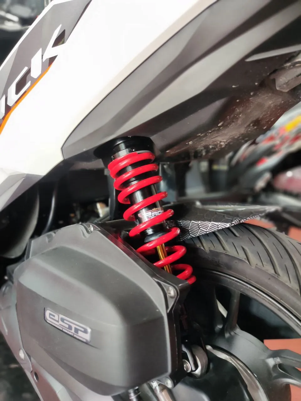 RACE POWER PREMIUM HONDA CLICK (BLACK/RED)