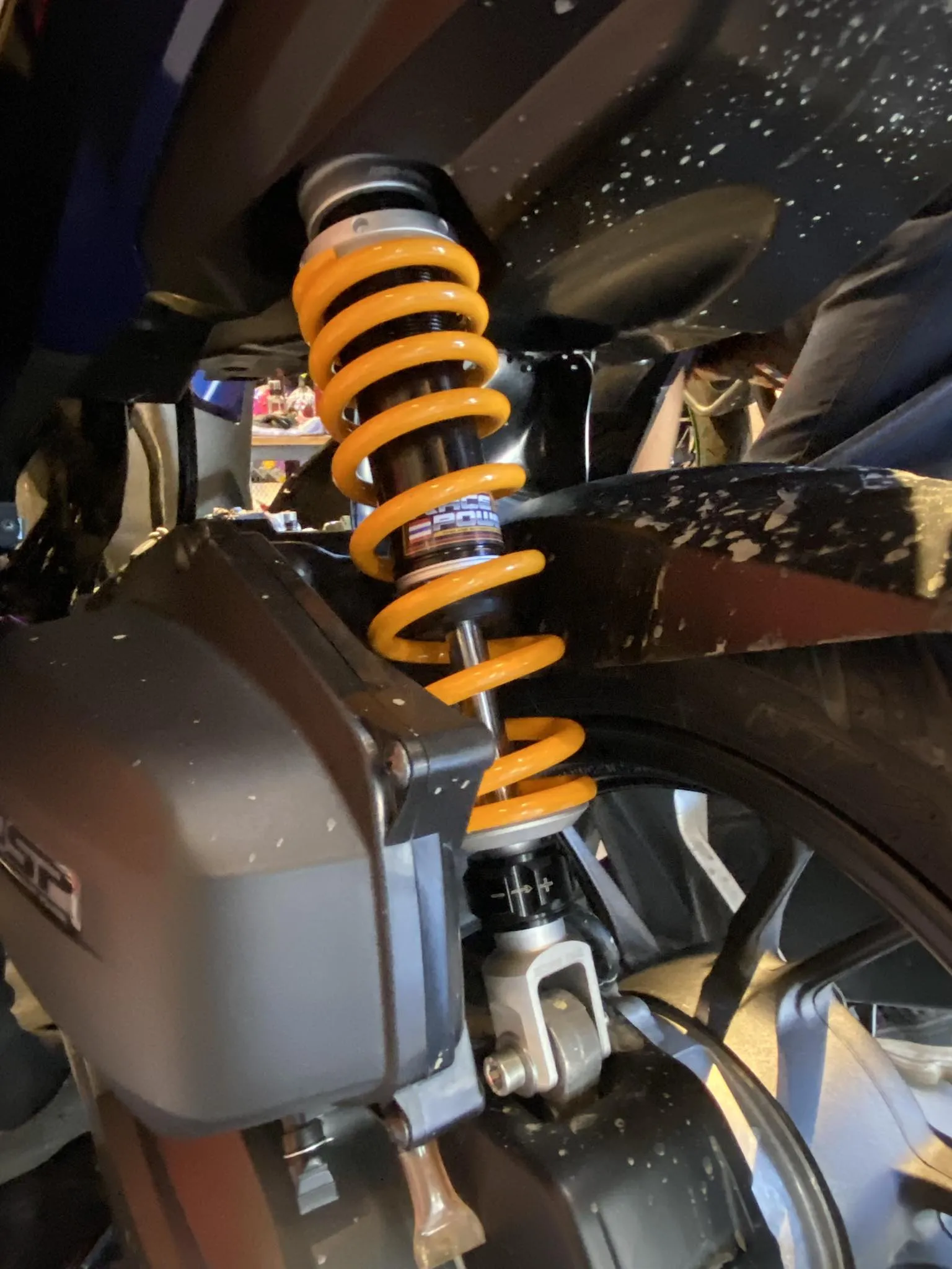 RACE POWER PREMIUM HONDA CLICK (SILVER/YELLOW)