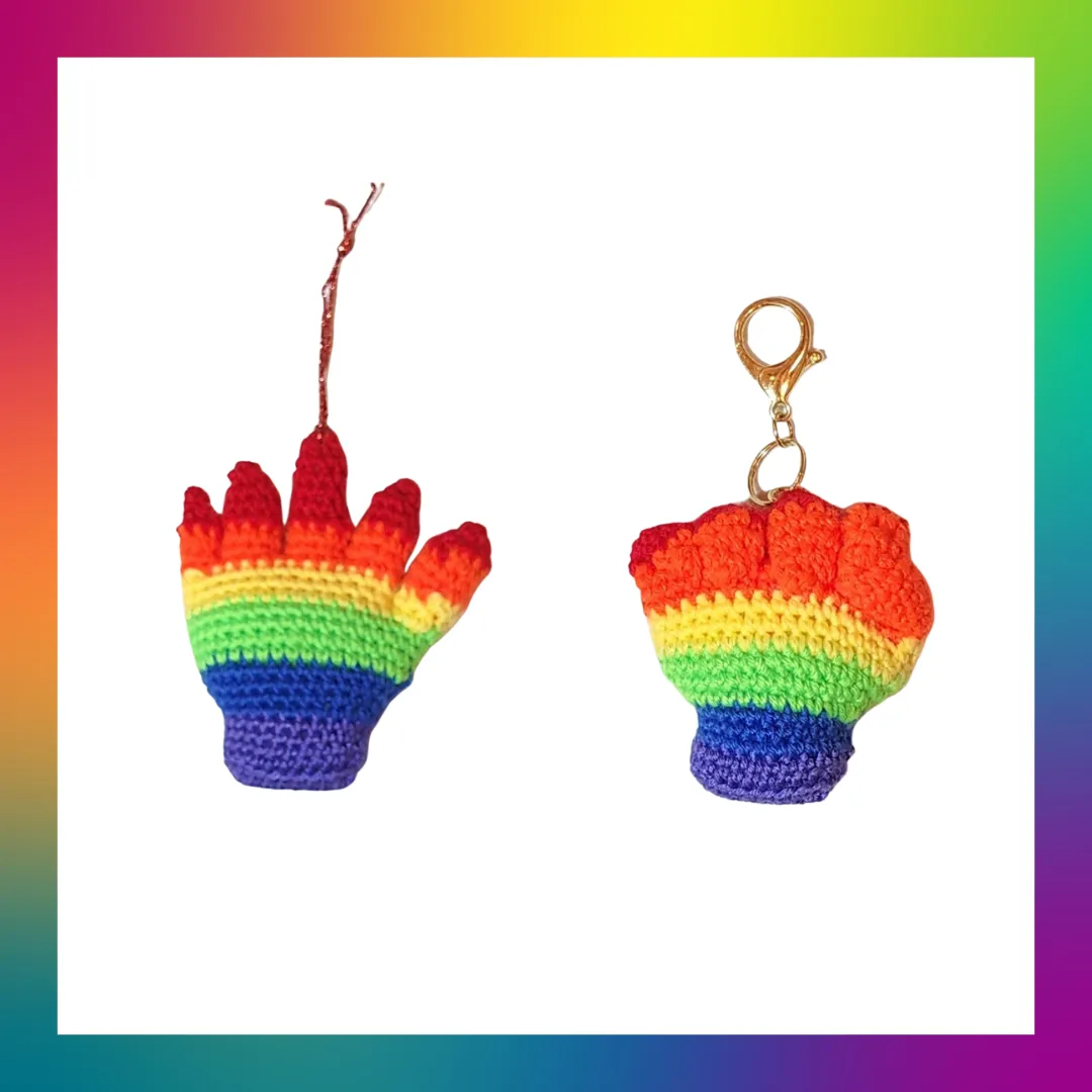 Rainbow Power Backpack Buddy Crochet Pattern