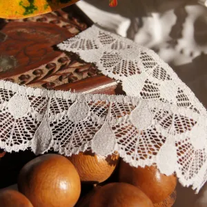 Raindrops Lace Trim 1½" wide - Beige