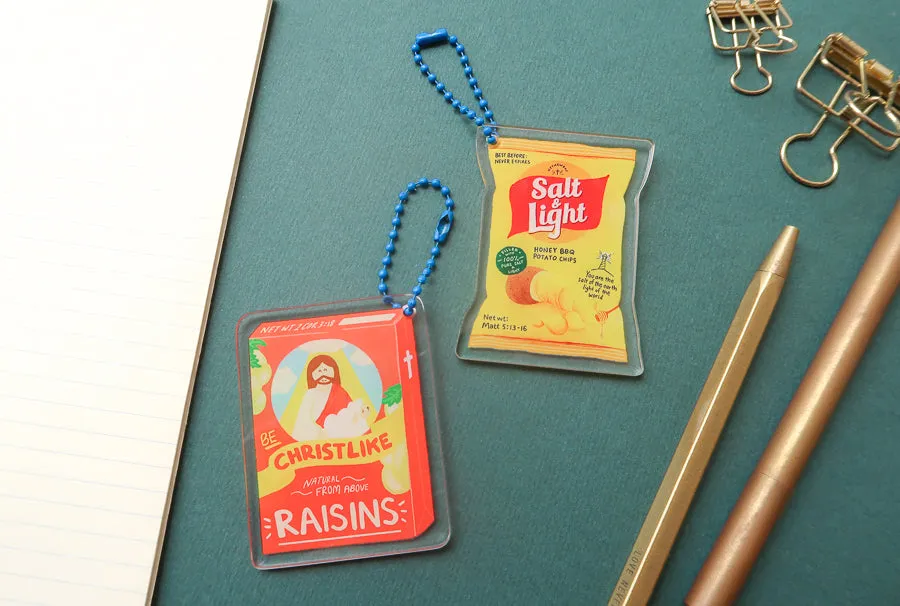 Raisins Christlike {Acrylic Keychain}