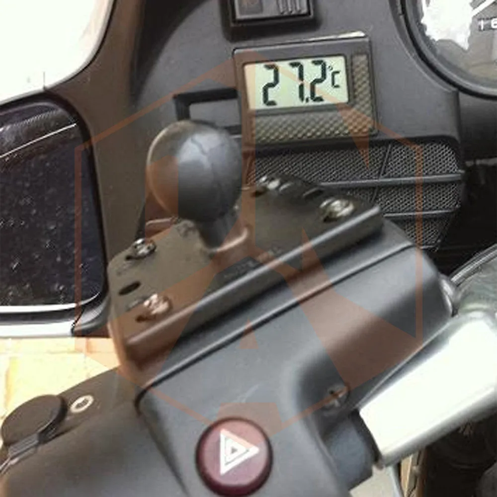 RAM Motorcycle Brake/Clutch Reservoir Cover Base with 1" Ball Centered