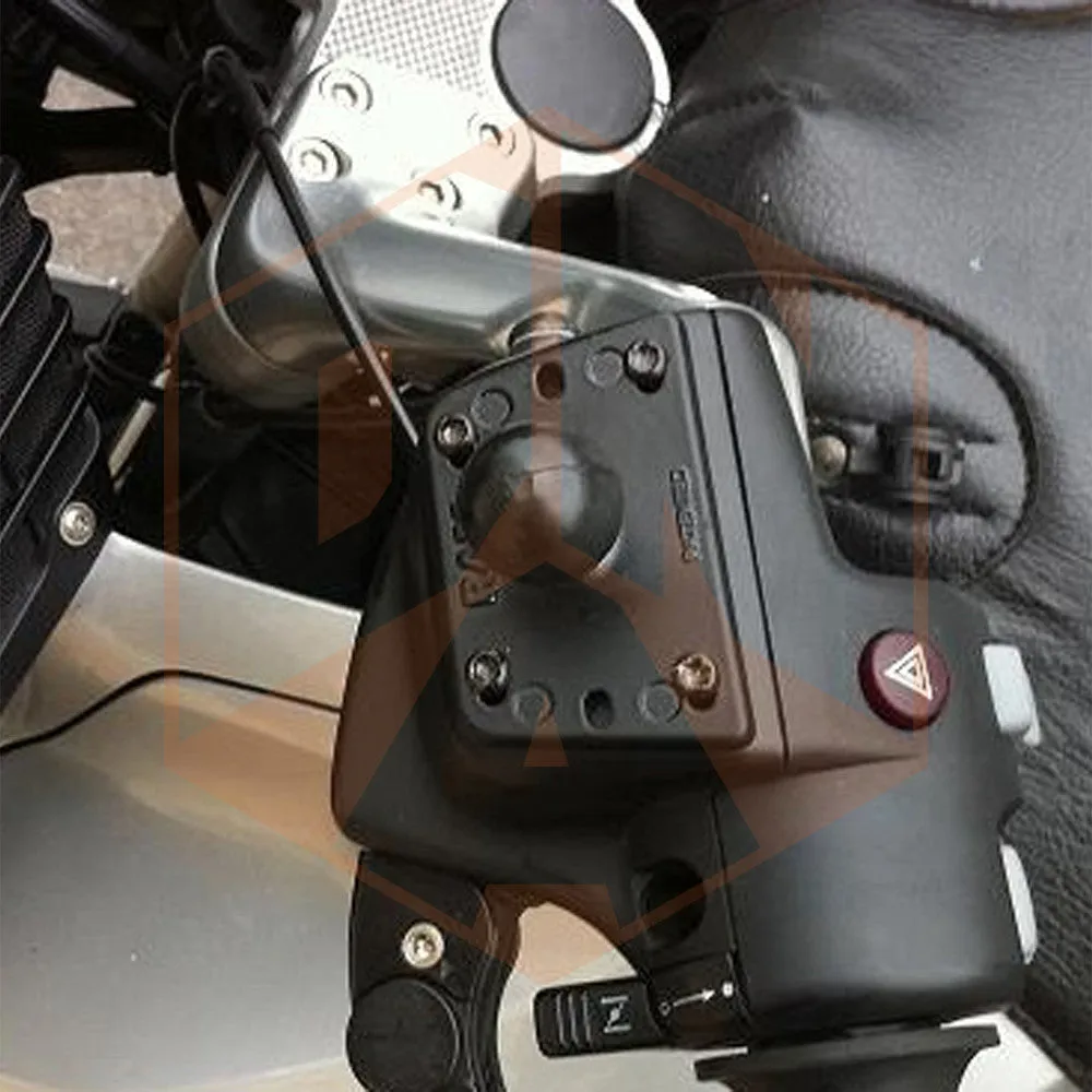 RAM Motorcycle Brake/Clutch Reservoir Cover Base with 1" Ball Centered