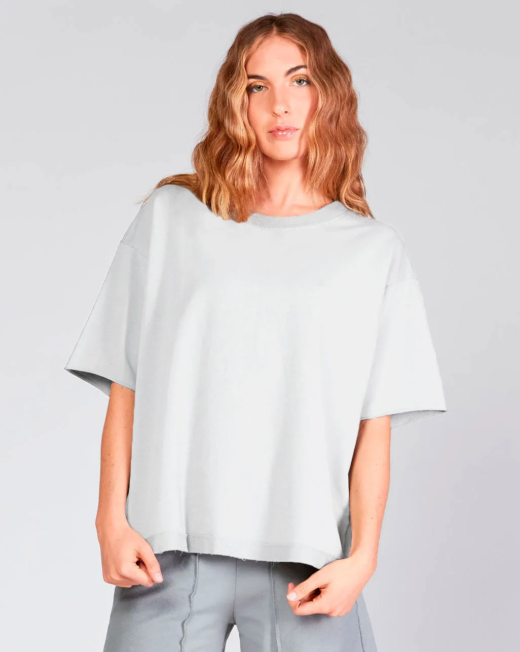Raw Edge Sleeve T Shirt