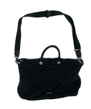 Rebecca Minkoff black quilted diaper bag