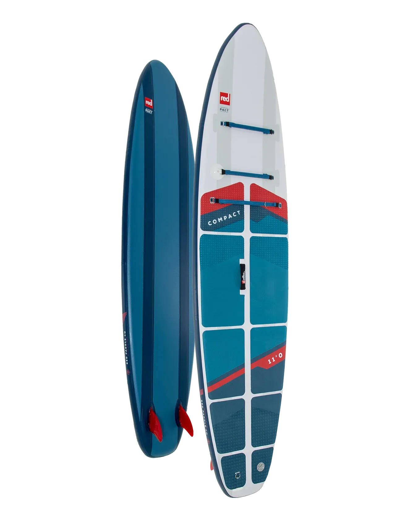 Red 11'0" Compact MSL PACT Inflatable Paddle Board Package