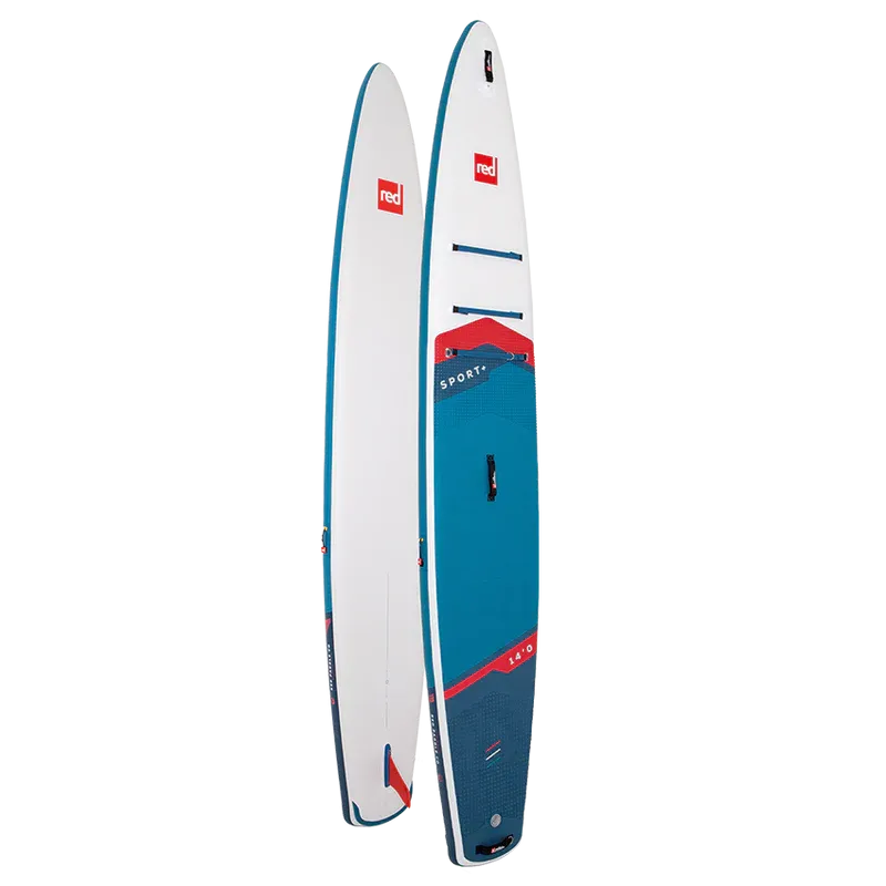 Red 14'0" Sport  Hybrid MSL Inflatable Paddle Board Package 2024