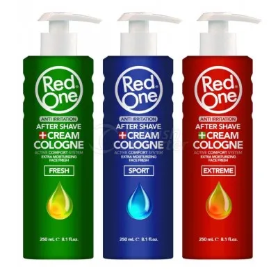 Red One Face Fresh After Shave Cream Cologne SPORT 400 ml