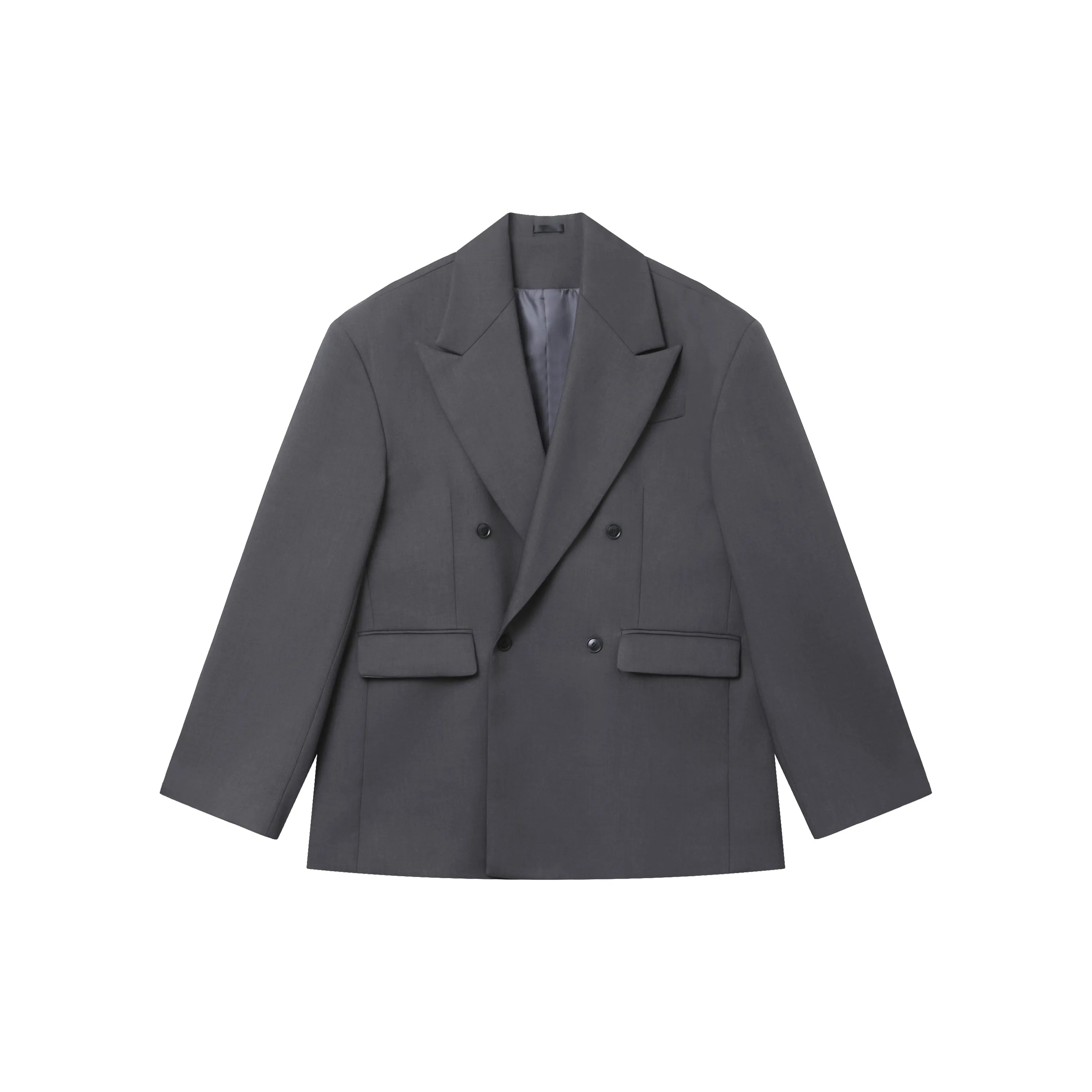 Relaxed Fit Blazer & Wide Leg Dress Pants