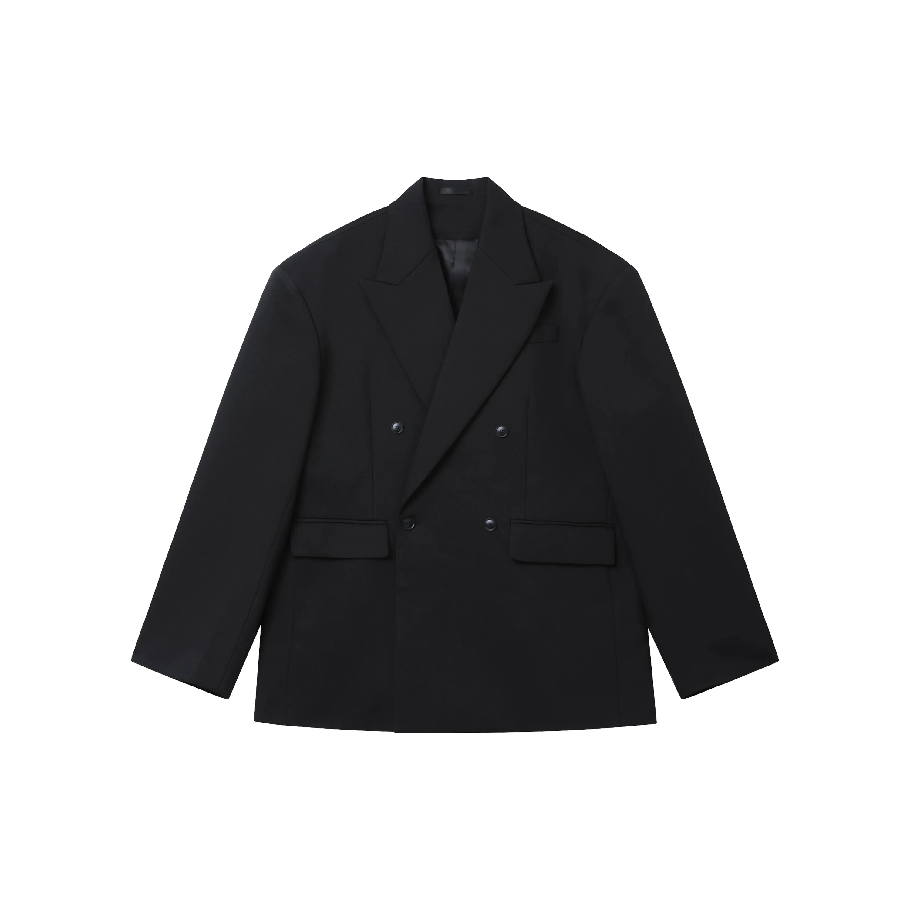 Relaxed Fit Blazer & Wide Leg Dress Pants