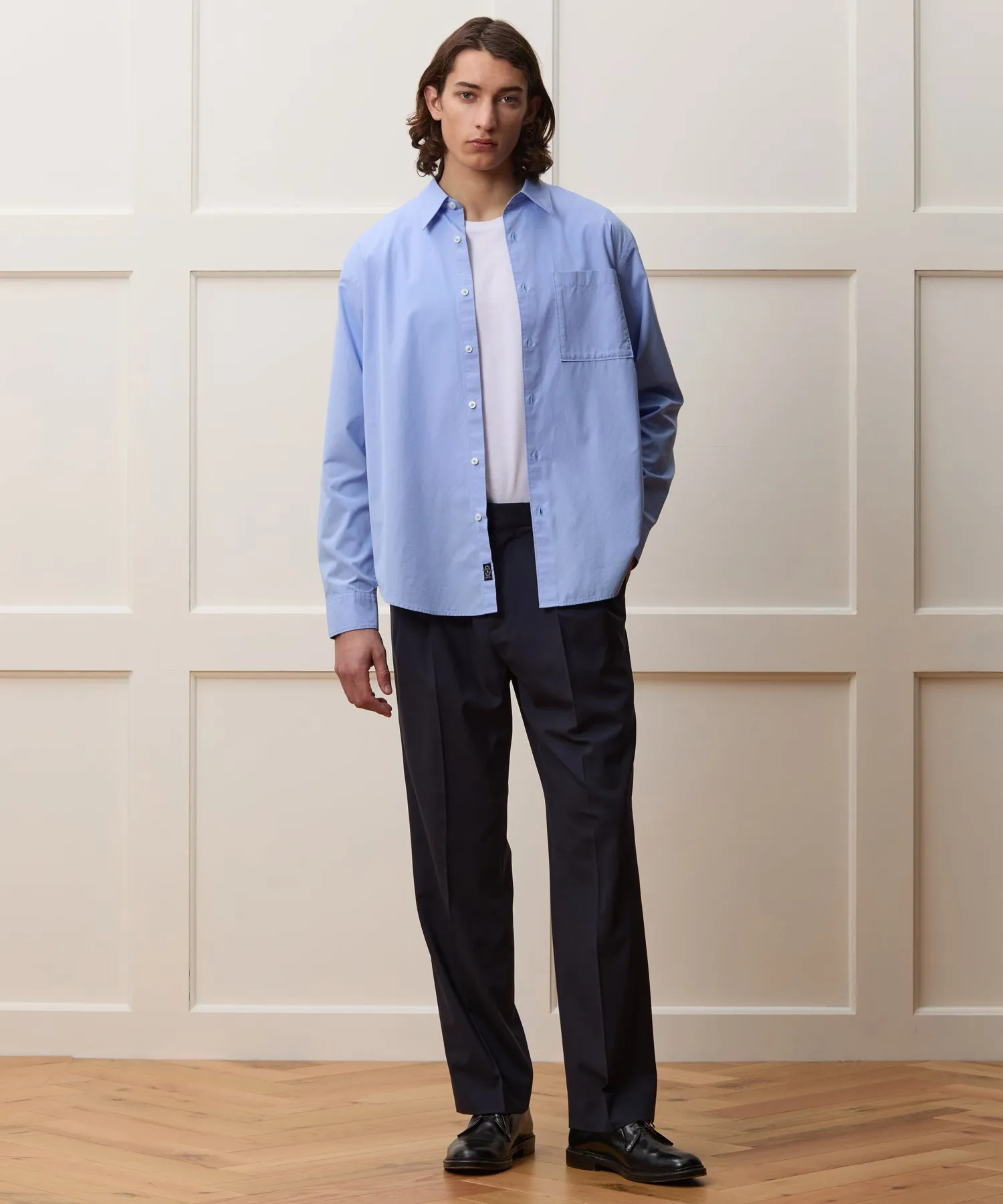 Relaxed Fit Poplin Shirt