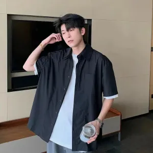 Relaxed Fit Short Sleeve Shirt