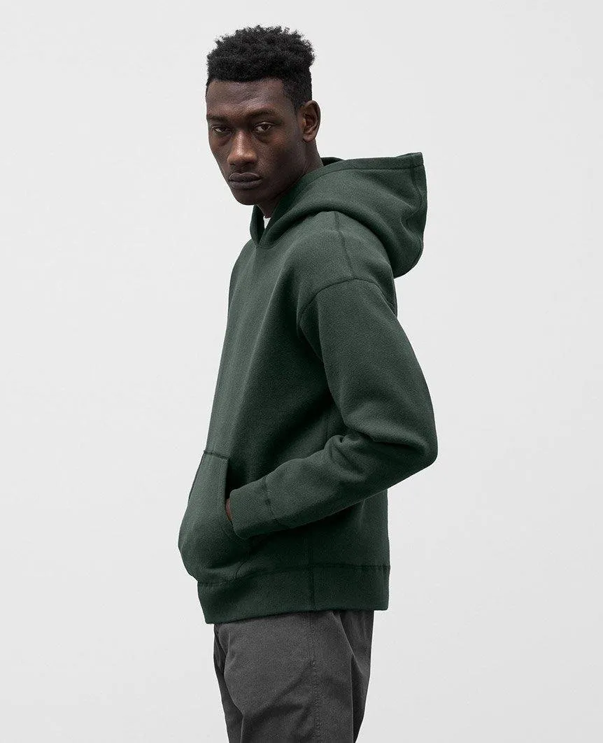 Relaxed Fleece Hooded Pullover Pine