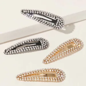 Rhinestone Snap Clips