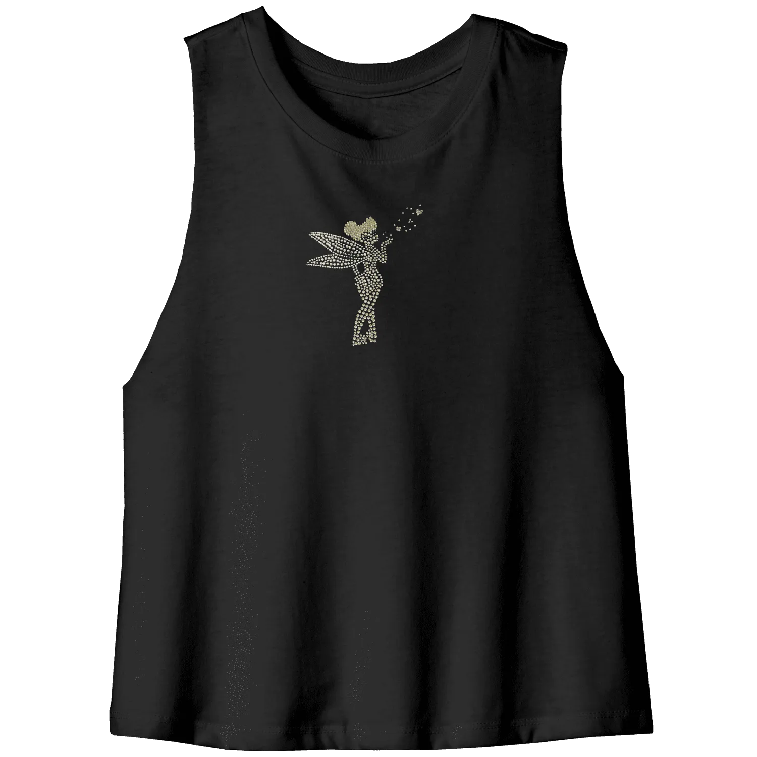 Rhinestone Tiny Dancer Tee Shirt Crew Neck, V Neck, Tank Top