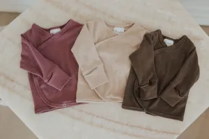 Ribbed Infant Snap Top