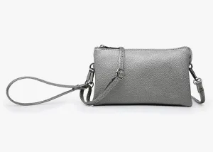 Riley Crossbody / Clutch - Gunmetal