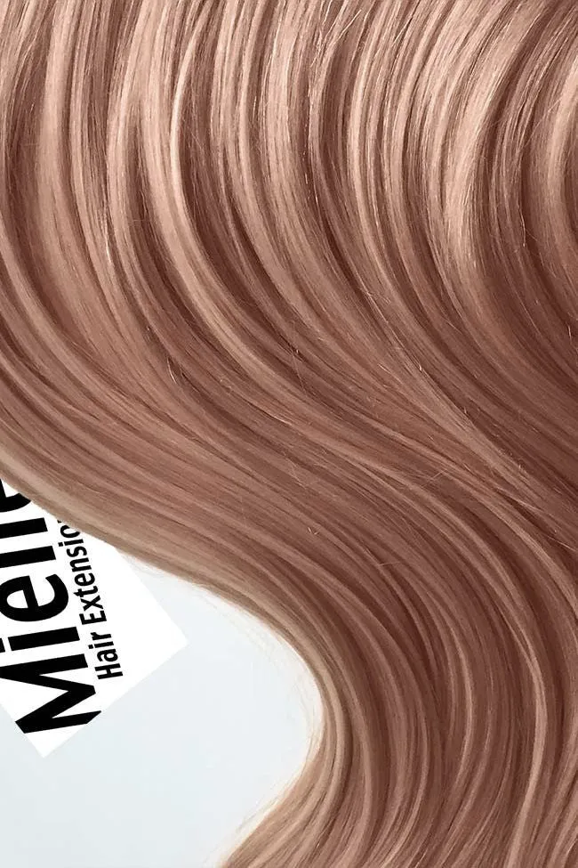 Rose Gold 8 Piece Clip Ins - Wavy Hair