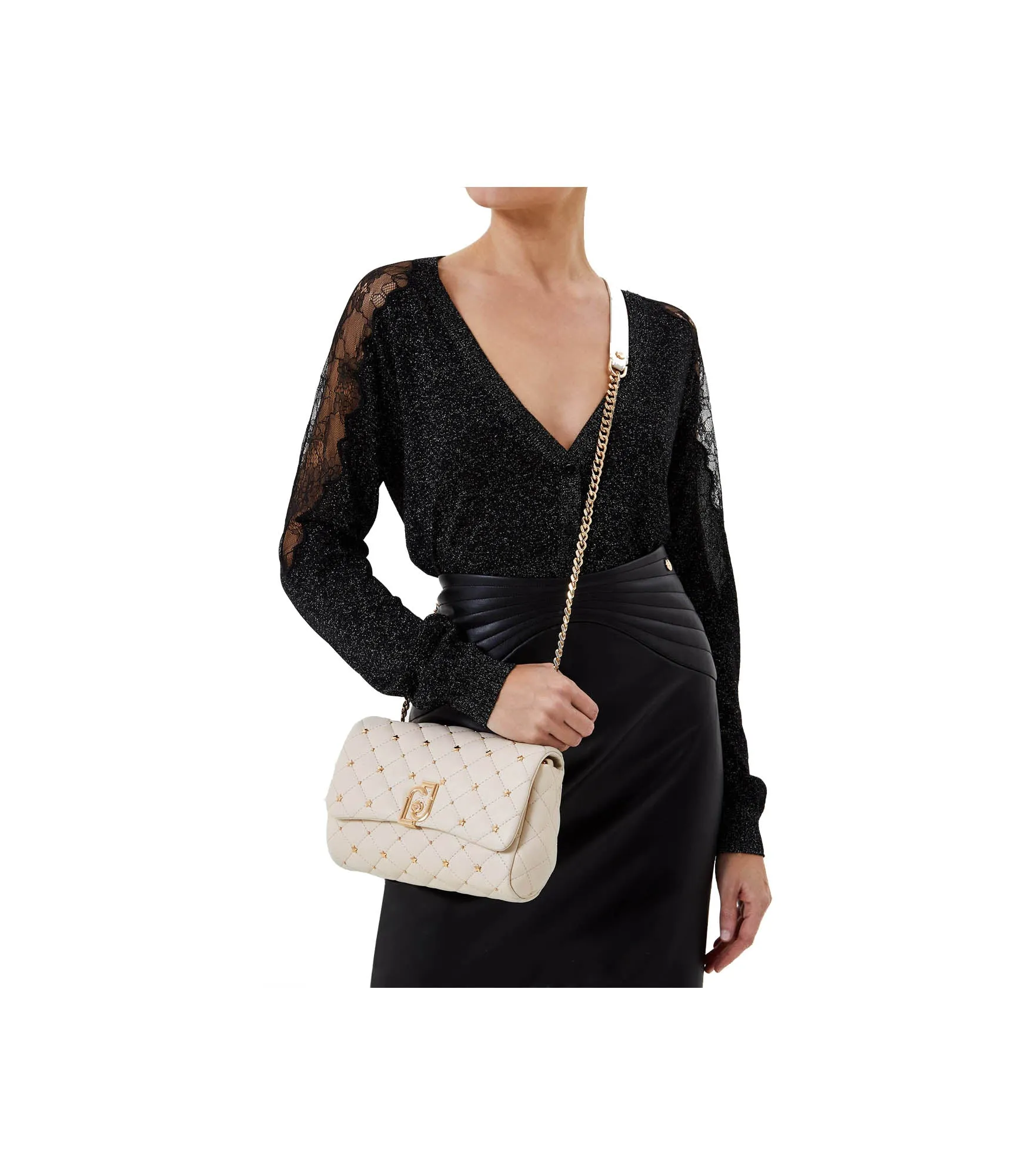 S Crossbody Adv Bag - Alabaster Misure: 22 x 7 x 16 cm