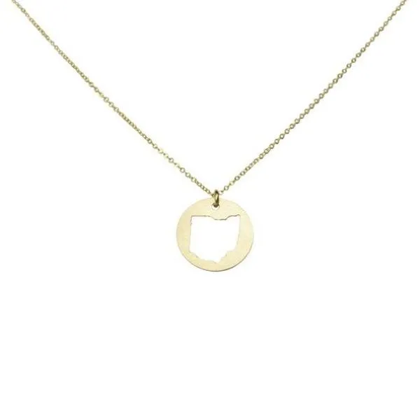 SALE - State Outline Necklace