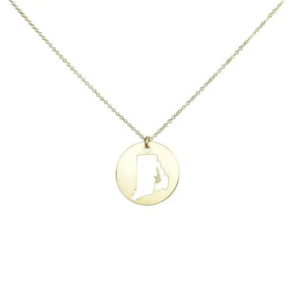 SALE - State Outline Necklace