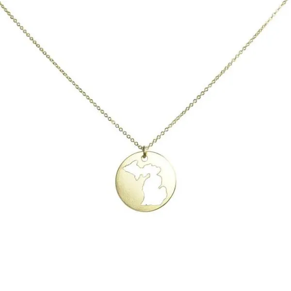 SALE - State Outline Necklace