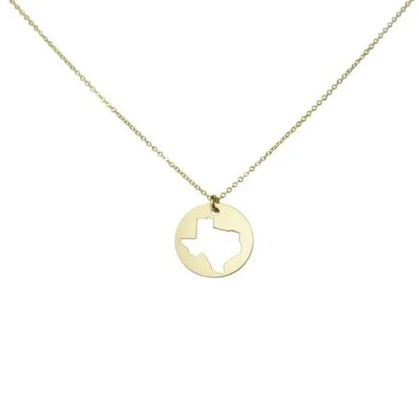 SALE - State Outline Necklace