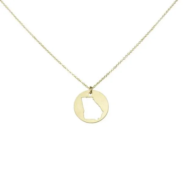 SALE - State Outline Necklace
