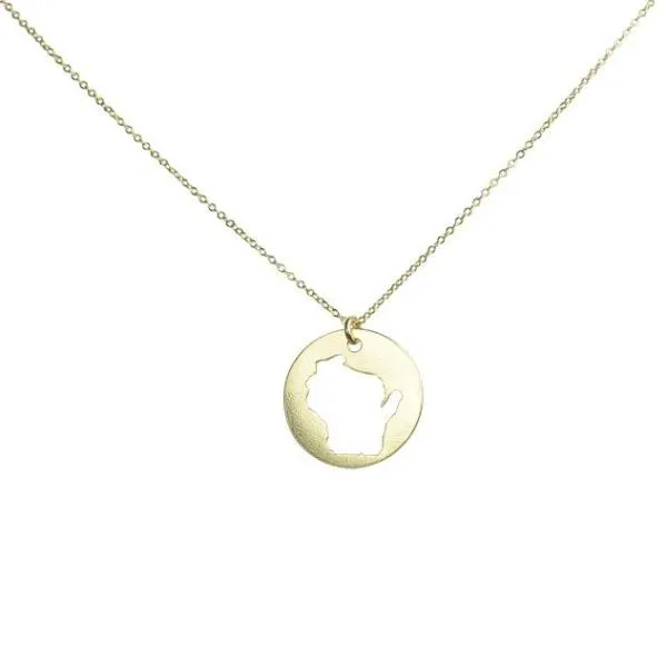 SALE - State Outline Necklace