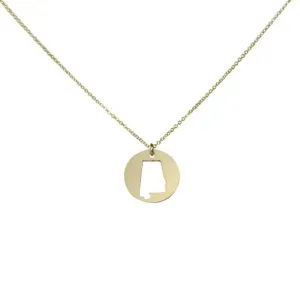 SALE - State Outline Necklace
