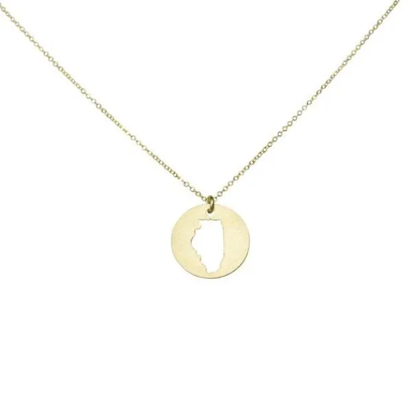 SALE - State Outline Necklace