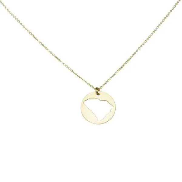 SALE - State Outline Necklace