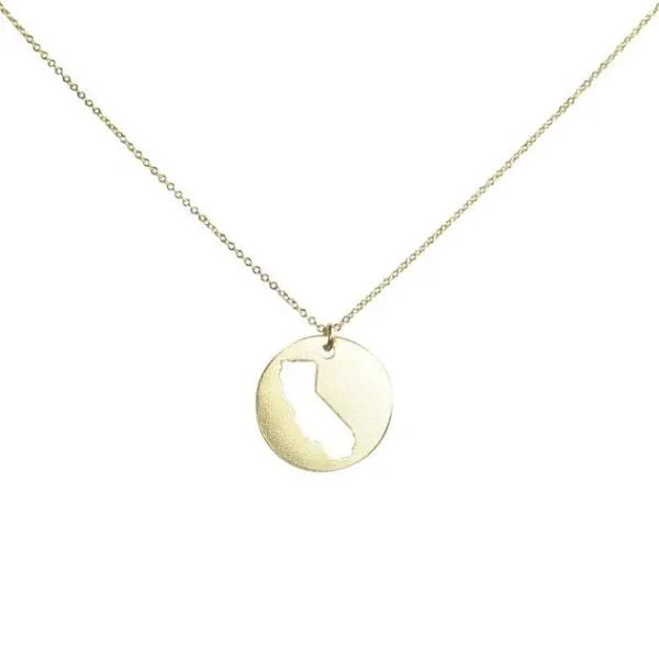 SALE - State Outline Necklace