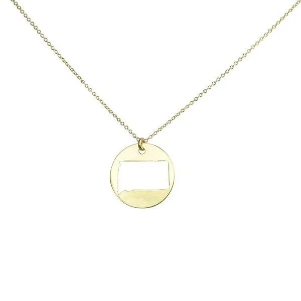 SALE - State Outline Necklace