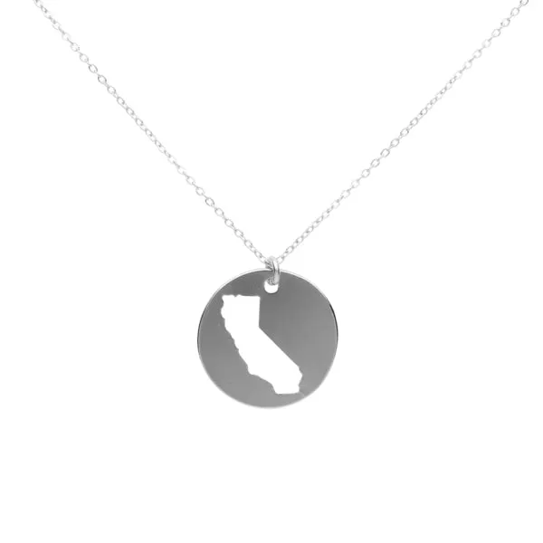 SALE - State Outline Necklace