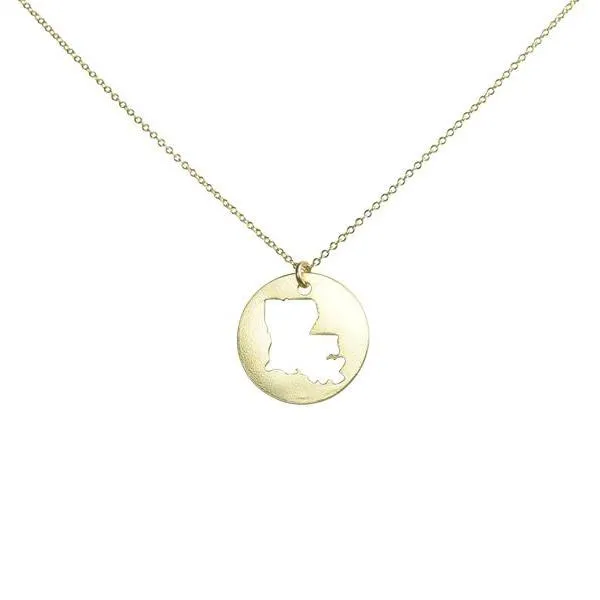 SALE - State Outline Necklace