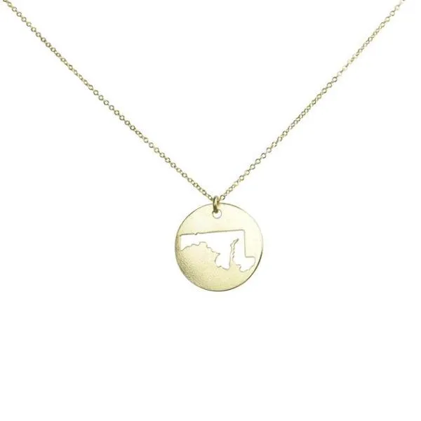 SALE - State Outline Necklace
