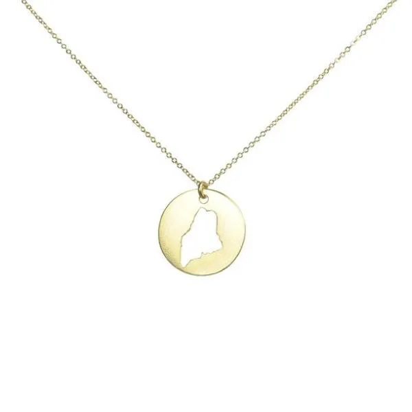 SALE - State Outline Necklace
