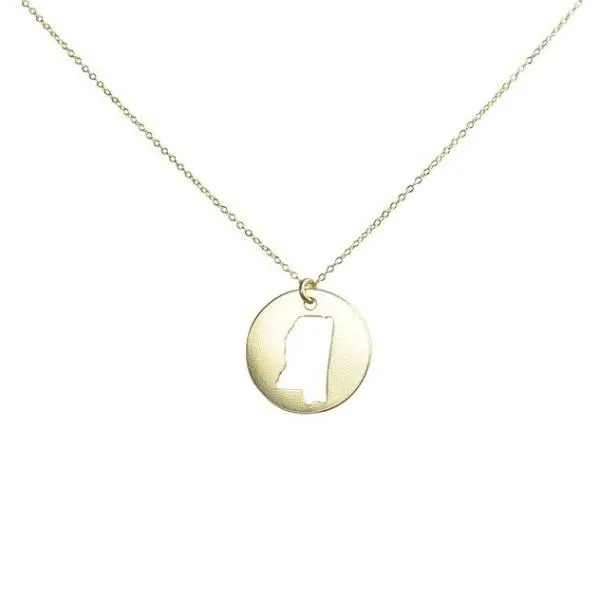 SALE - State Outline Necklace