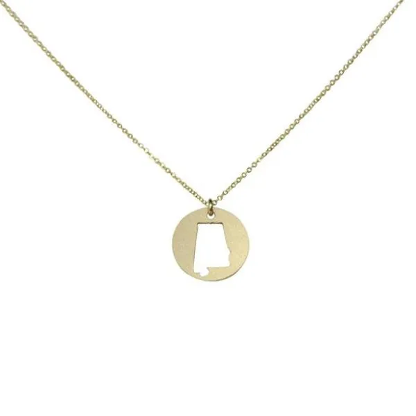 SALE - State Outline Necklace