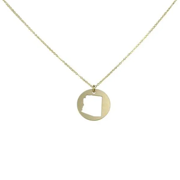 SALE - State Outline Necklace