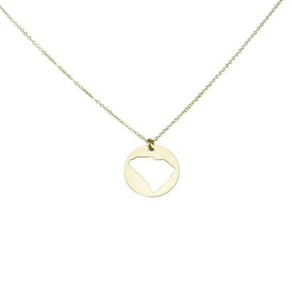 SALE - State Outline Necklace