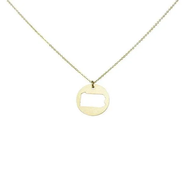 SALE - State Outline Necklace