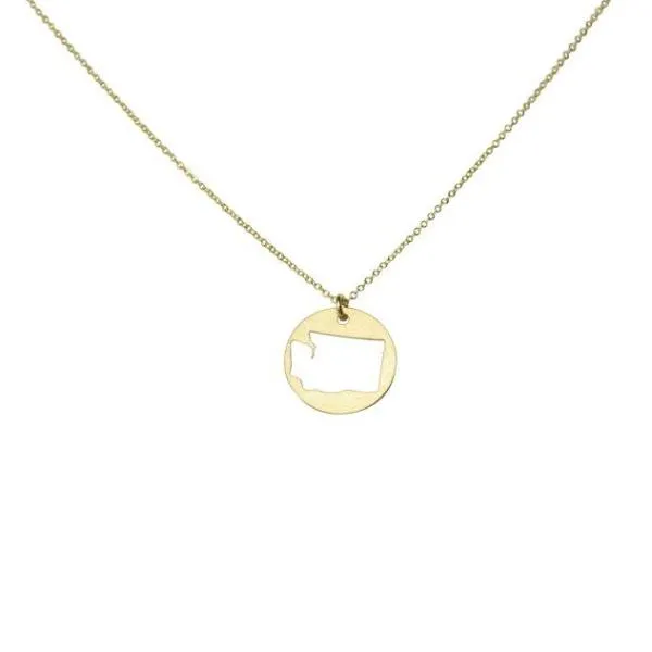 SALE - State Outline Necklace